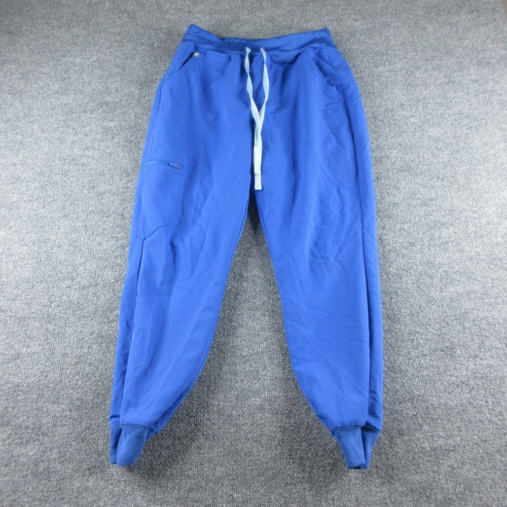 FIGS Pants Womens S Blue Technical Collection Scrub Jogger Drawstring Waist‎